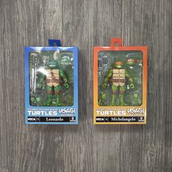NECA Target Haulathon 2026 TMNT Usagi Yojimbo Leonardo And Michelangelo New Set