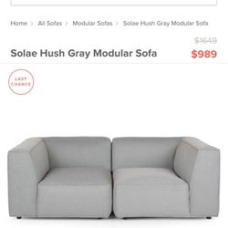 Article Furniture Modular Sofa Couch