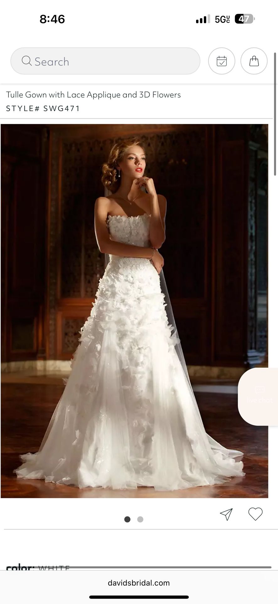 Vera wang Wedding dress size 7-8