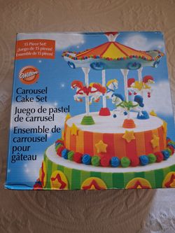 Carousel cake set