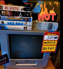 Oldschool Toshiba TV Vcr Combo 14" CRT