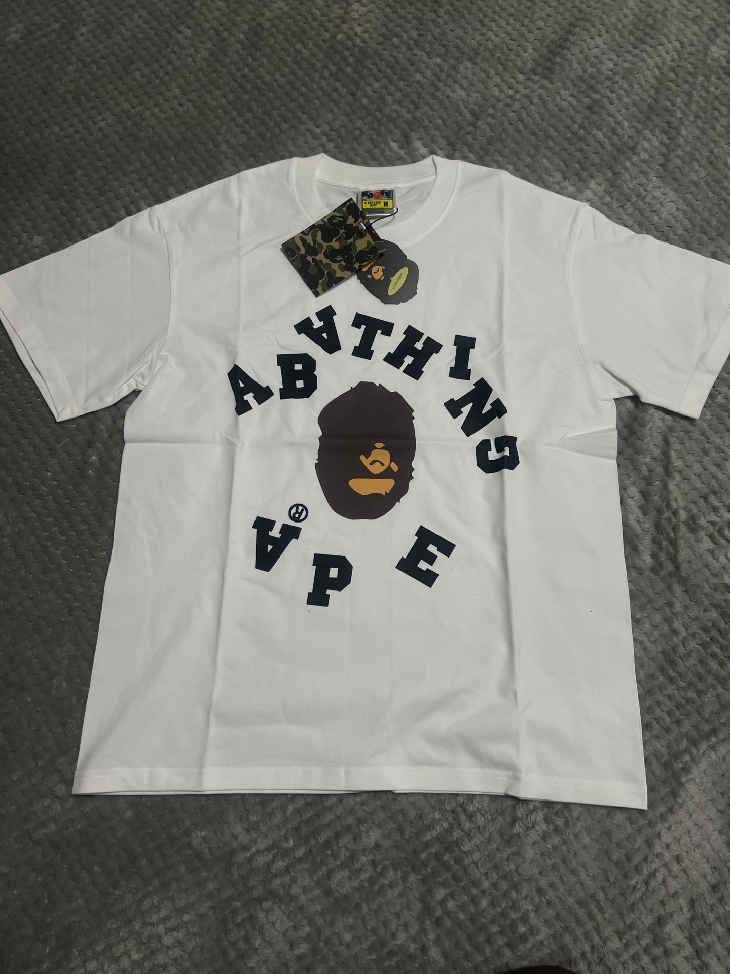 BAPE streetwear t-shirt.
