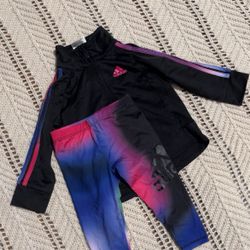 Baby Girl Adidas Tracksuit 12 Months 