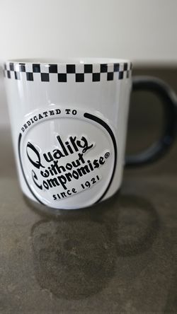 Sees Candies "VERY BIG MUG" 20 oz Capacity Coffee Tea Ceramic Raised Lettering