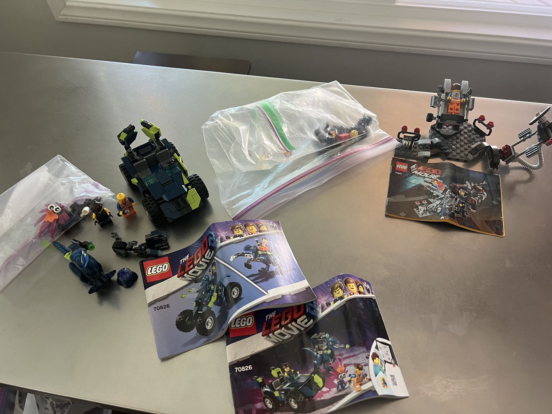 Lego movie sets 70801 and 70826