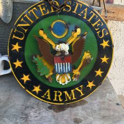 Us Army Metal Art