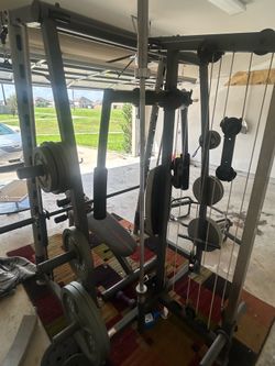 Home Gym Set Smith Machine and Weights
