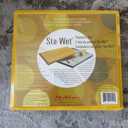 Mastersins Sta-Wet Painters Pal palette brand new