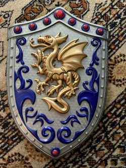 Hing FAT Knight Shield Kids Lion Crest 3DDesign