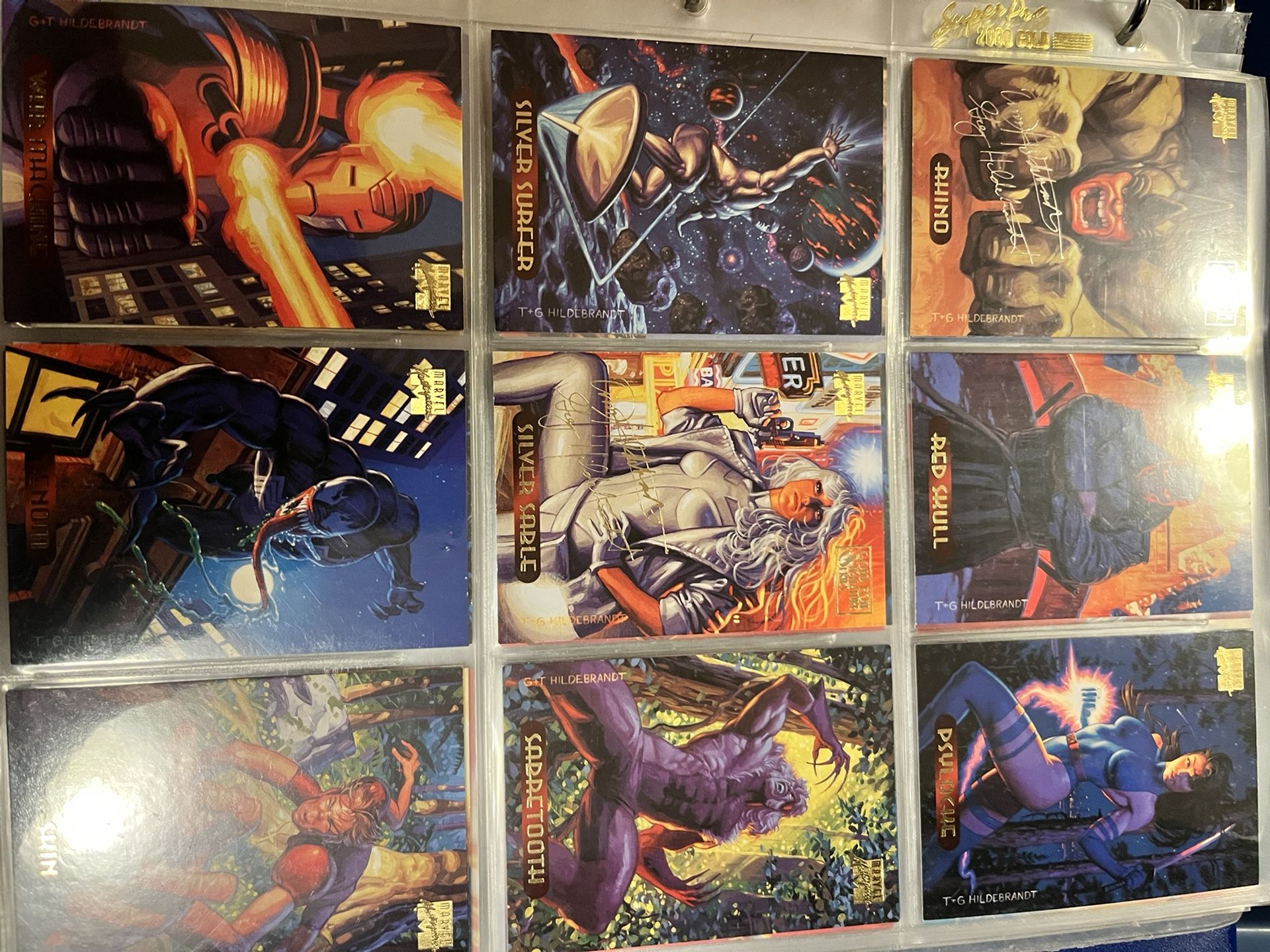 1994 Marvel masterpiece Comic Cards