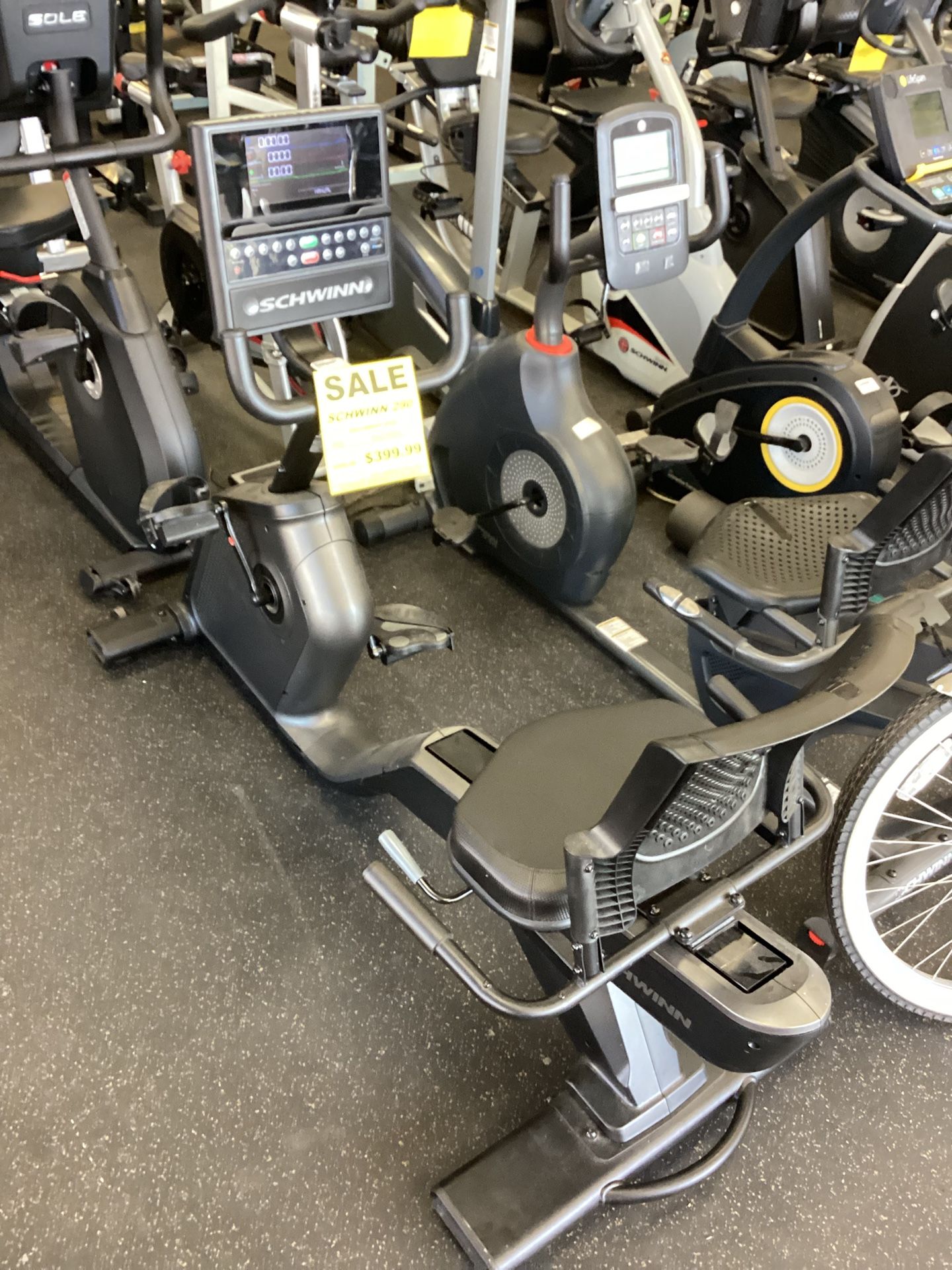 Schwinn 290 Recumbent Exercise Bike With Warranty