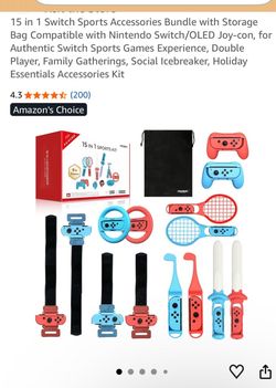 15-in-1 Nintendo Switch Sports Accessories Bundle