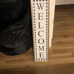 Decorative Welcome Sign 