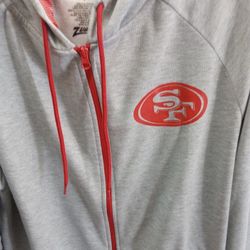 New Hooded Zip Front San Francisco 49ers 