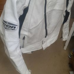 Icon riding jacket.