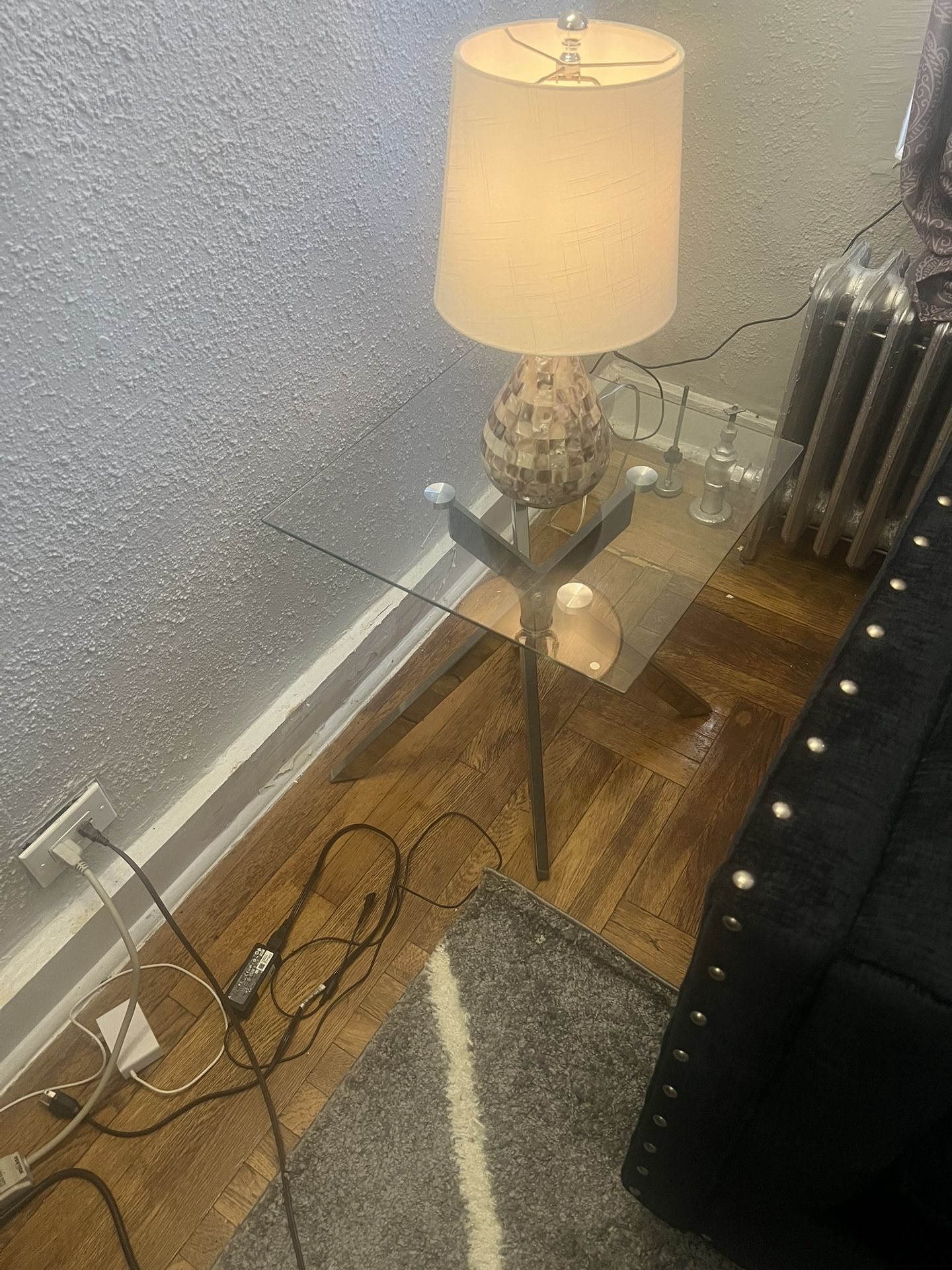 Seashell Lamp & End Table