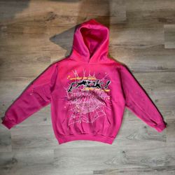 Pink Sp5der Hoodie 