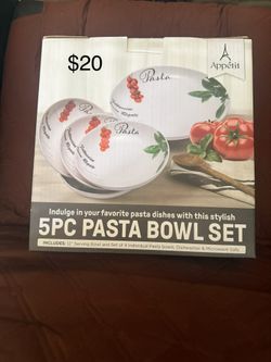 5PC PASTA BOWL SET