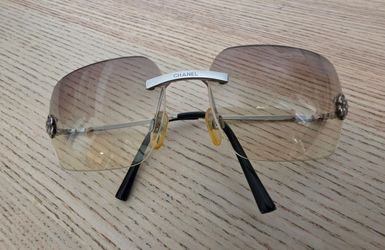 Used~~Chanel Rimless Sunglasses