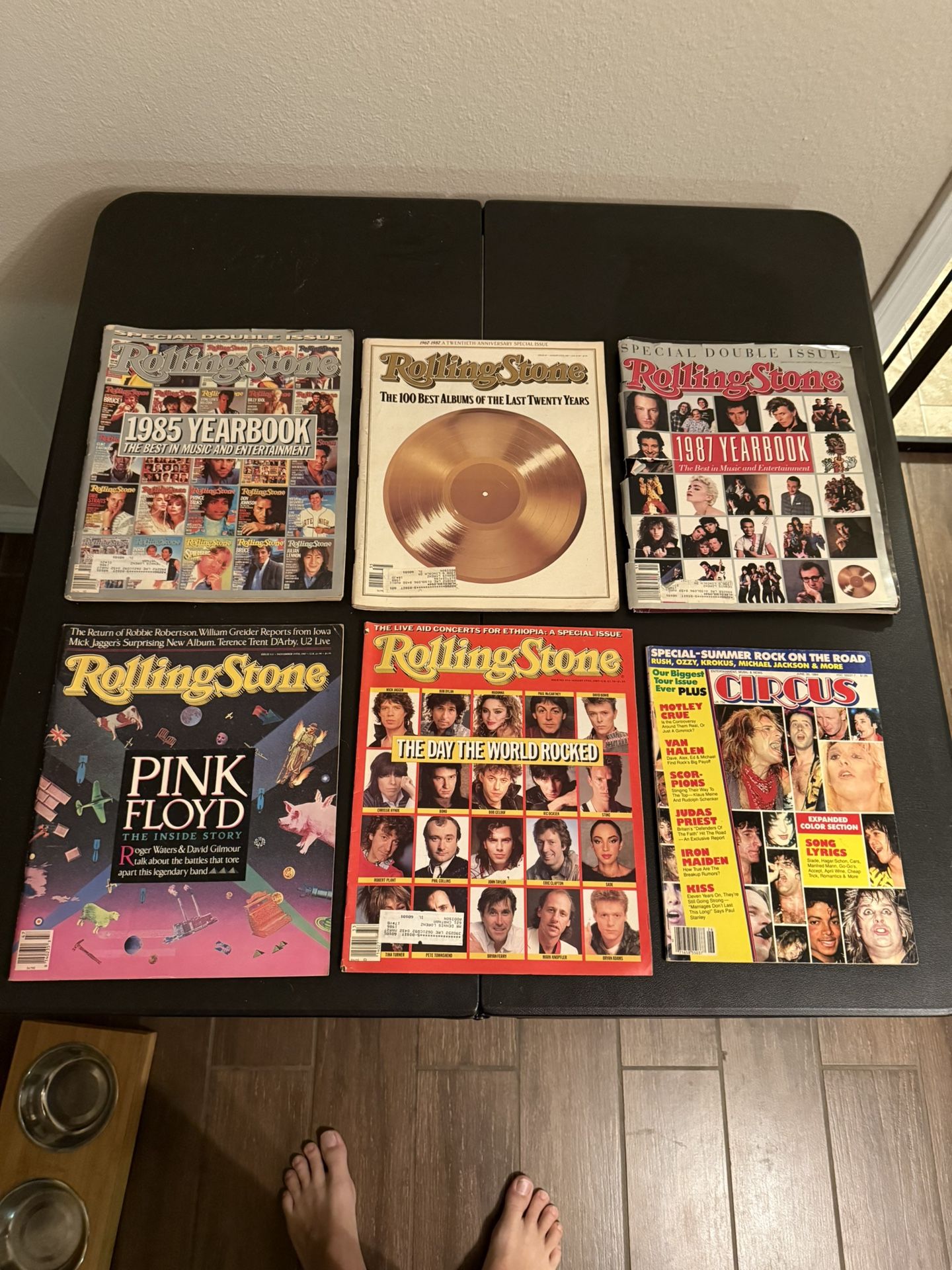 Rolling Stone & Circus Magazines 1980s