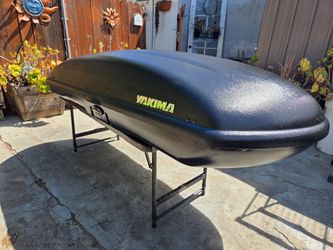 Its available! Yakima rooftop cargo box