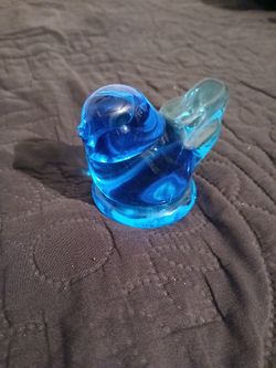 Blue Glass Bird