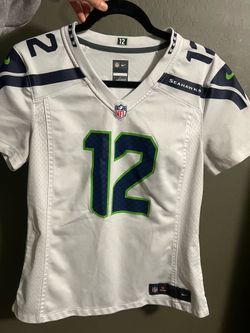 White Nike Seahawks Football Jersey
