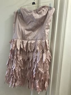 Tan-Pink sleeveless dress