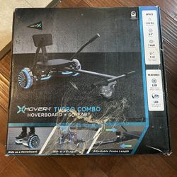 Hover-1 Turbo Hoverboard and Kart Combo
