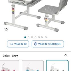 Desk With Touch Lamp