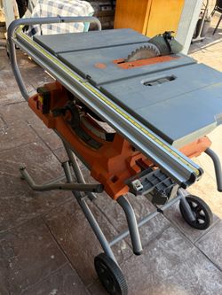 Ridgid 10” portable table saw