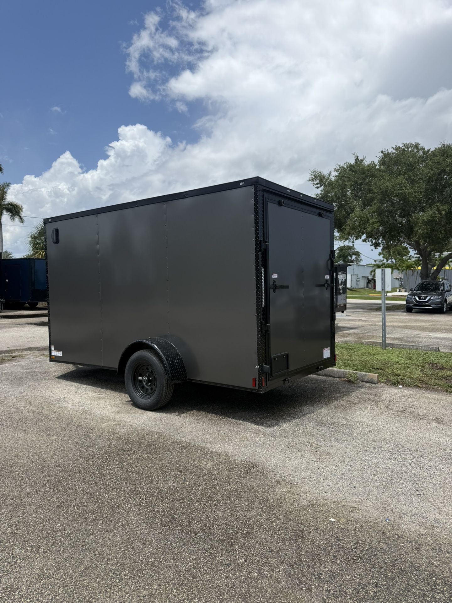 Trailer Enclosed 6 X 12 Polycore 0.80 Titanium Cargo