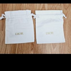 NEW AUTHENTIC DIOR BEAUTY DUST BAGS