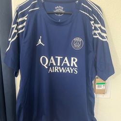 PSG 2024/25 Fourth Nike Jordan Wings Soccer Jersey Paris Blue XL HJ0865-493