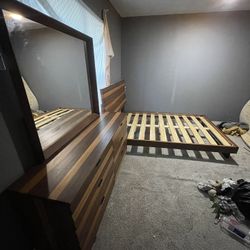 Bed Frame And Dresser 