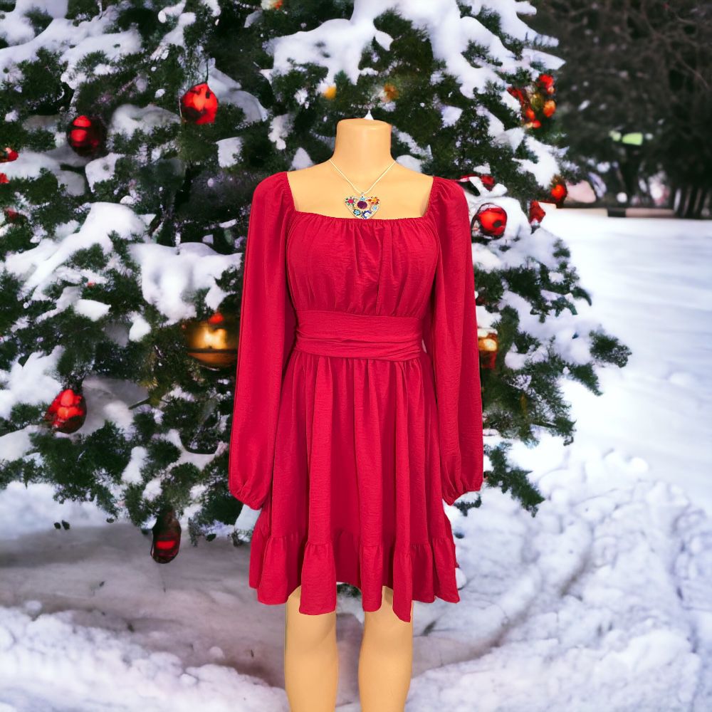 Red Party Dress S