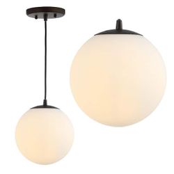 Jonathan Y bleeker 7.75 inch 1 light bronze globe led light