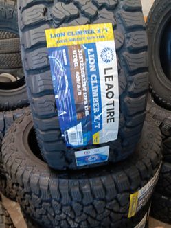New set of tires 33 1250 22 lt xt