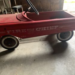 Amf Fire Chief 503 Fire Truck Pedal Car