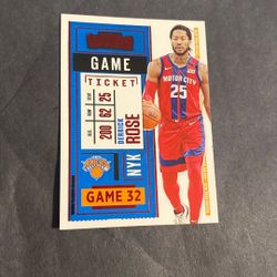 Derrick Rose 2020-21 Contenders #27