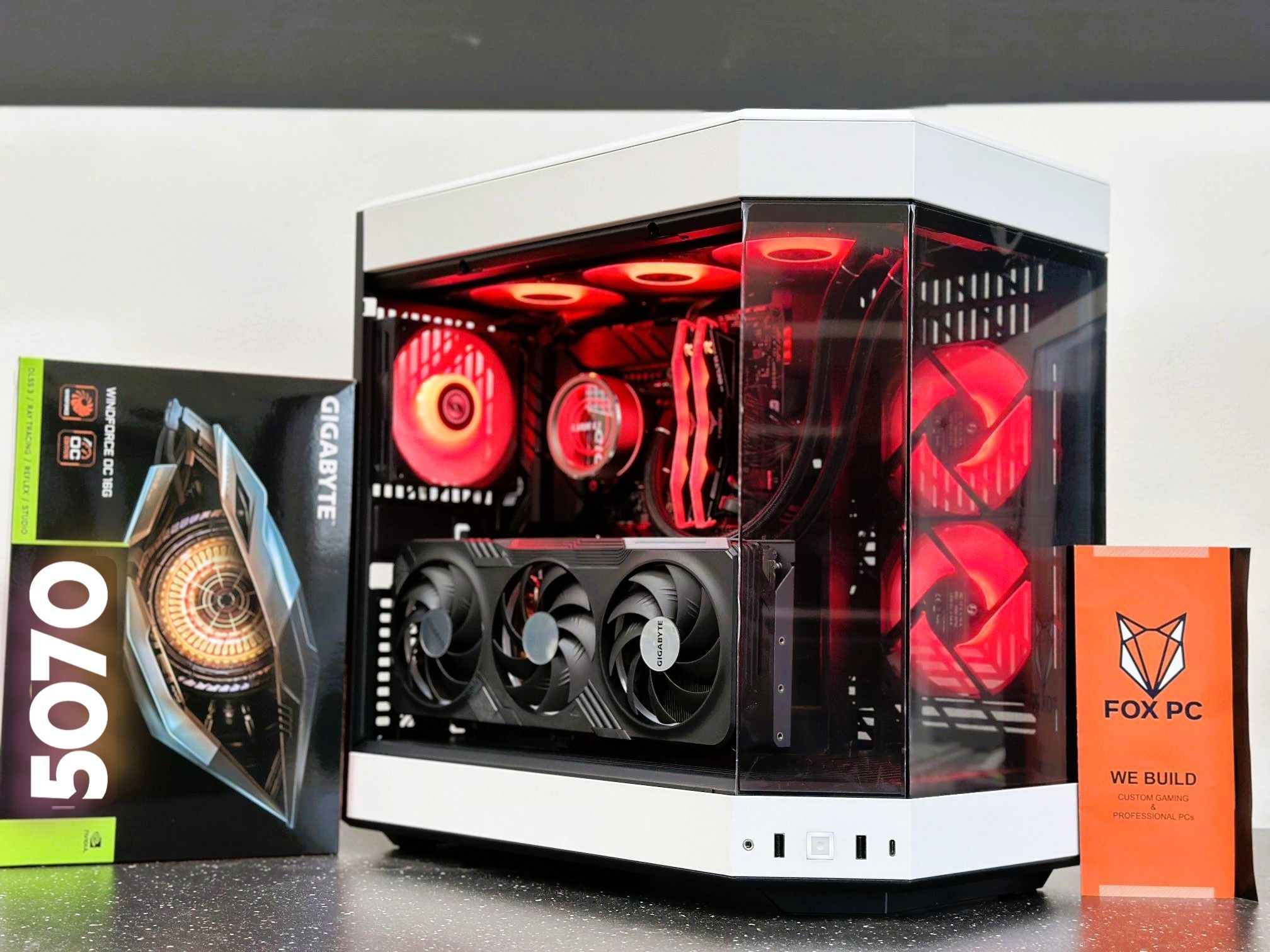 π¦ FOX 29 π¦ HIGH CUSTOM GAMING PC | TOWER | DESKTOP | INTEL CORE I7-14700KF | NVIDIA RTX 5070 | 32 GB DDR5 RAM | 1 TB NVME SSD | WINDOWS 11.