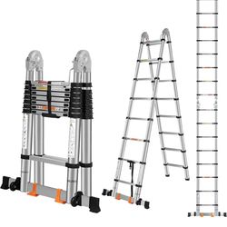 ❤️‍🔥 Telescoping Ladders 16.5FT A Frame