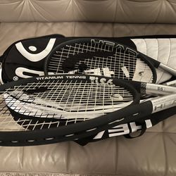 HEAD Ti S6 Tennis Racket Set & Bag