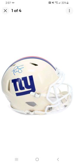 Phil Sims Signed New York Giants Full-Size Football Helmet