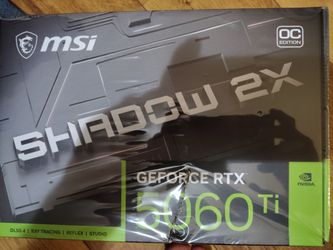 MSI GeForce RTX 5060 Ti Shadow 2X OC GPU