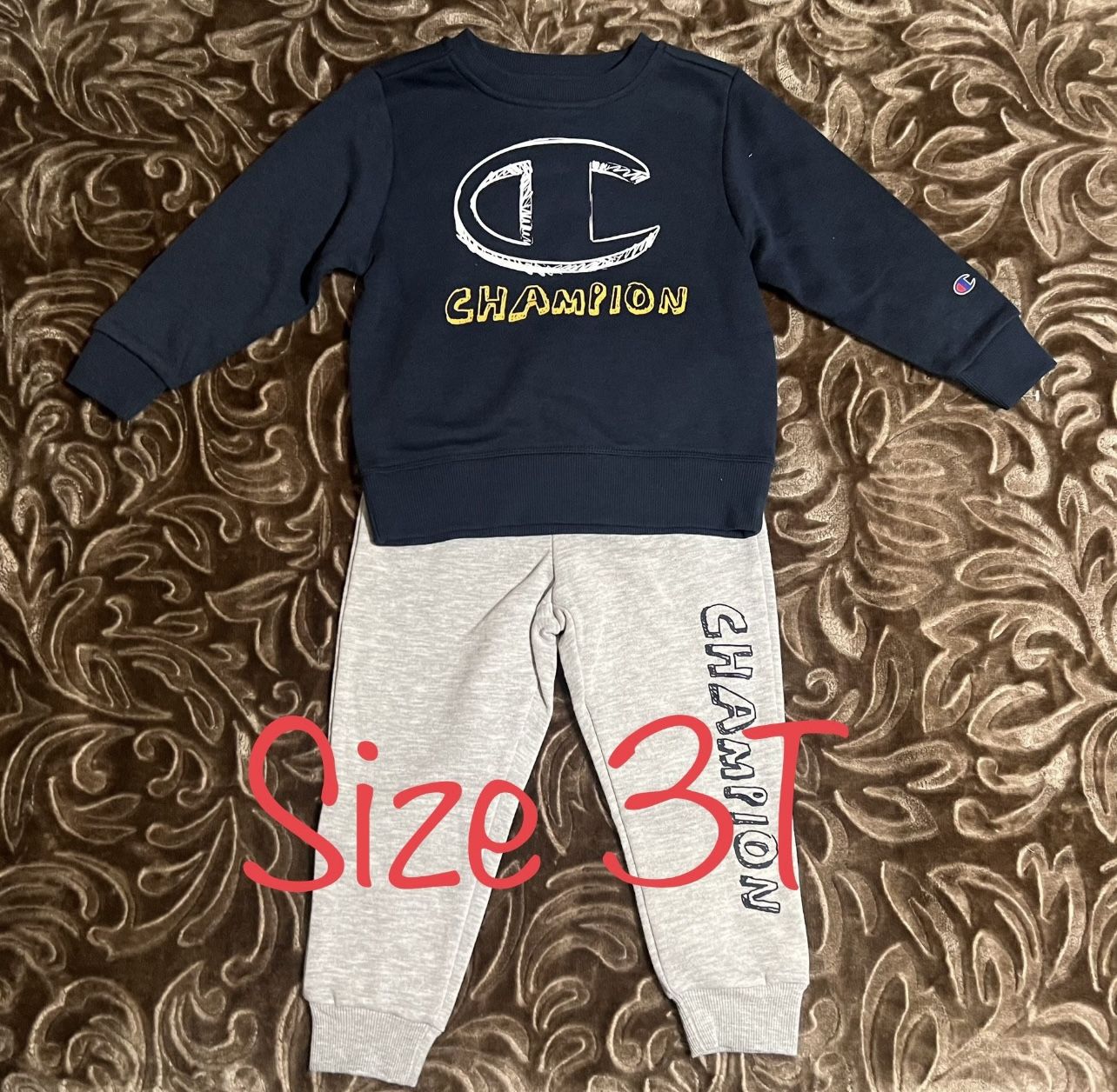 Toddler Fleeced Champion Outfit