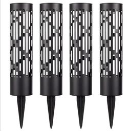 Tommy Bahama Square Solar Bollard Lights – 20 Lumen, 5-pack