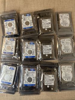 Lot of 31 - 500GB 5400RPM 2.5” HDD mixed