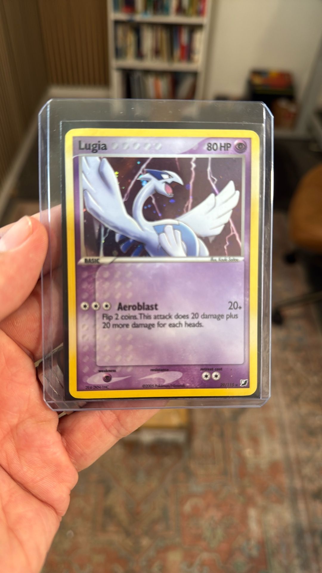 Lugia Reverse Holo Rare Unseen Forces 29/115