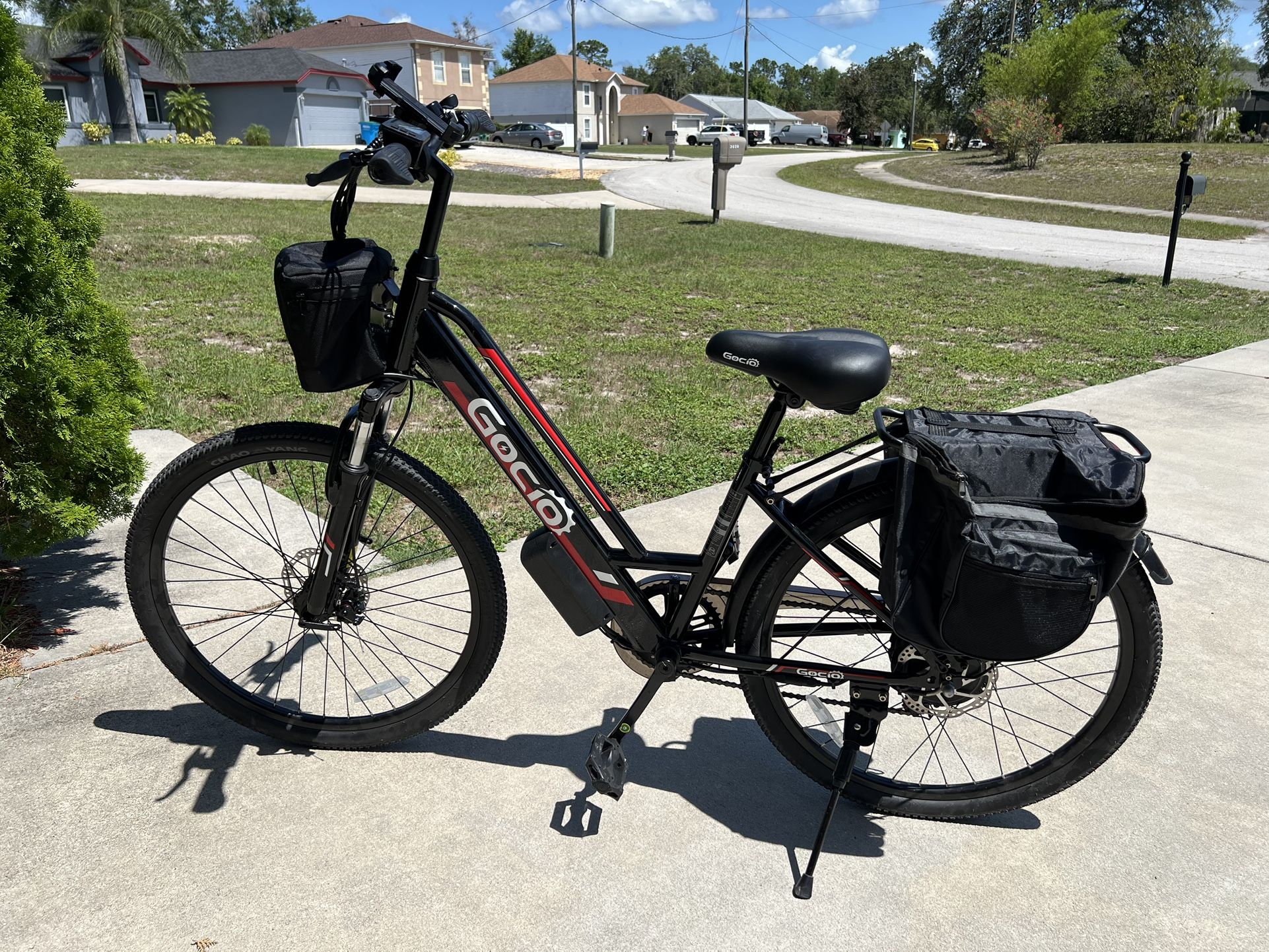 Gocio 500W 26" Electric Bike 48V Electric Bicycle for Adults, Low Step Frame Shimano